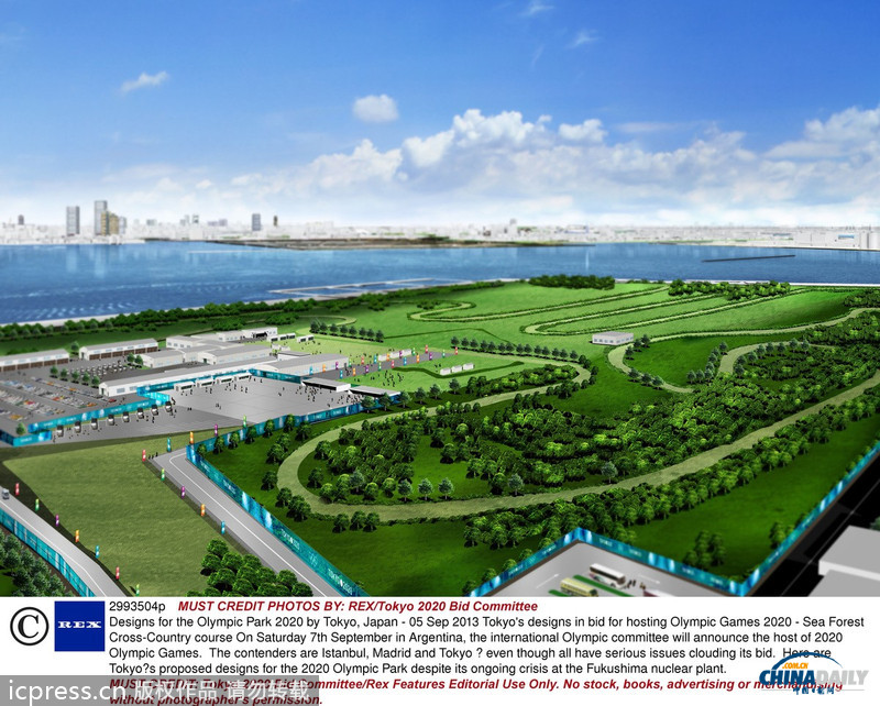 日本為東京申請2020奧運會場館設(shè)計圖曝光