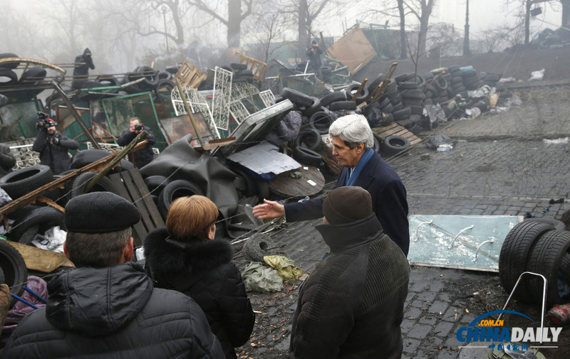 美國務(wù)卿帶10億美元“見面禮”赴基輔 表達支持