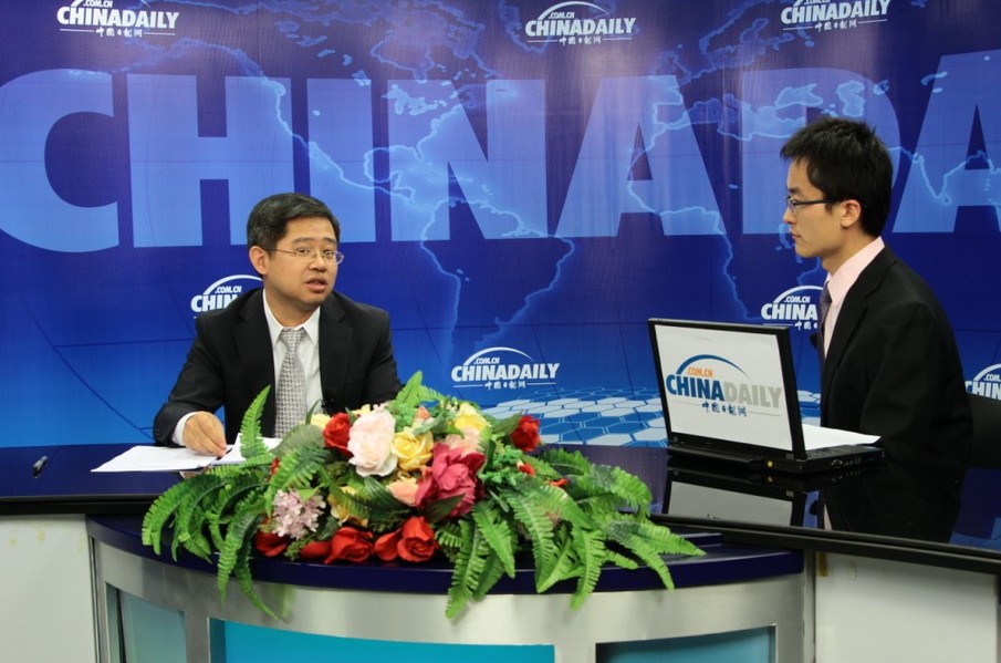 商務(wù)部綜合司副司長(zhǎng)宋立洪做客中國(guó)日?qǐng)?bào)網(wǎng)