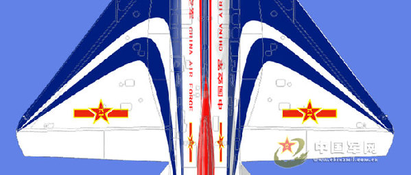 殲10表演機涂裝設計凸顯氣動特點獲各界稱贊