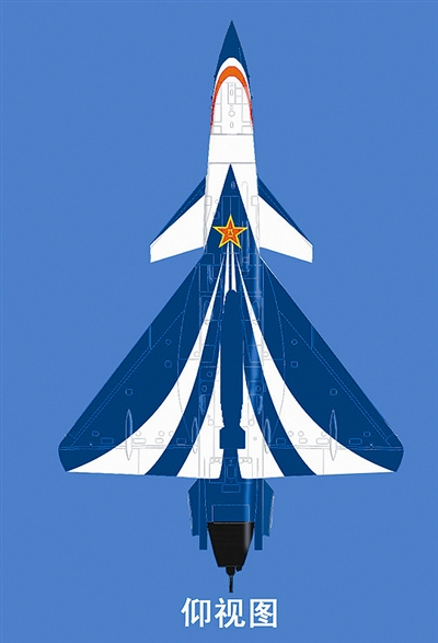 殲10表演機(jī)涂裝設(shè)計(jì)凸顯氣動(dòng)特點(diǎn)獲各界稱贊