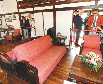 抗日名將孫立人紀(jì)念館落成 李敖應(yīng)邀演講（圖）