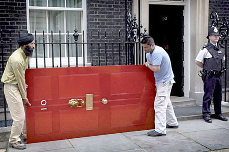 唐寧街10號換大門