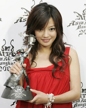 MTV亞洲大獎曼谷揭曉 王力宏趙薇等分獲大獎