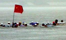 俄中傳統(tǒng)游泳友誼賽 見證兩國人民情誼