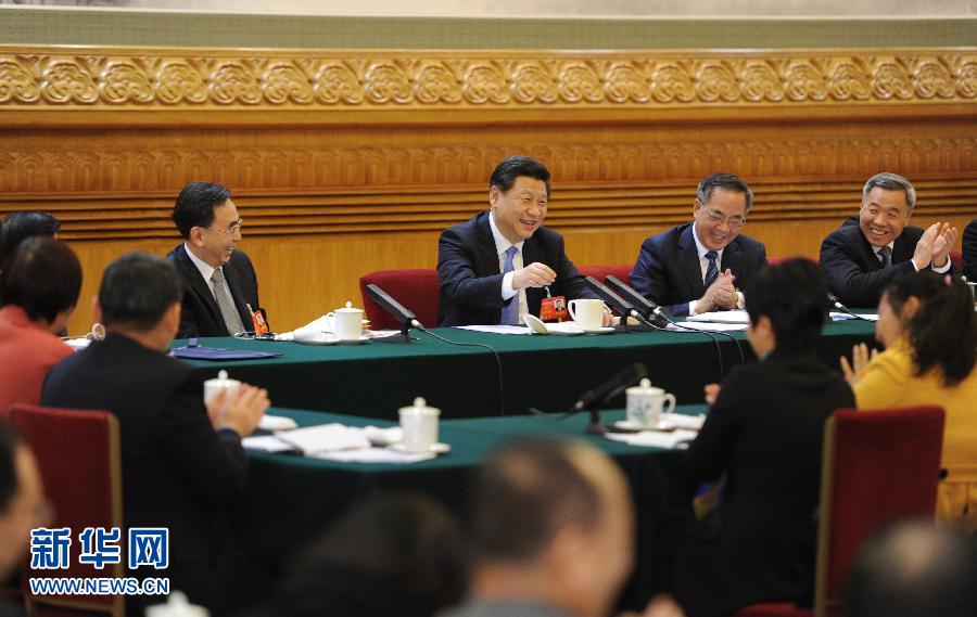 習(xí)近平參加廣東代表團(tuán)審議