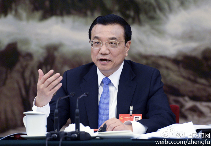 李克強(qiáng)參加山東代表團(tuán)審議