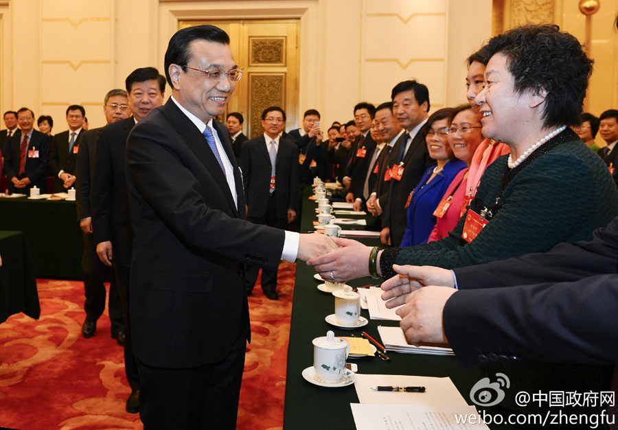 李克強參加山東代表團審議