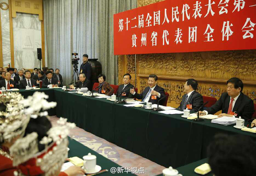 習(xí)近平：心里更惦念貧困地區(qū)的人民群眾