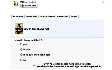 網(wǎng)民發(fā)貼問(wèn)“奧巴馬該不該殺” 特勤局介入調(diào)查