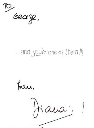 戴安娜簽名情人節(jié)賀卡擬拍賣 底價近8000英鎊