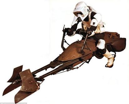 《星球大戰(zhàn)》飛行摩托現(xiàn)實(shí)版問世 時速達(dá)48公里