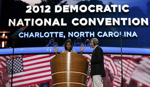 奧巴馬視察災(zāi)區(qū)展現(xiàn)領(lǐng)導(dǎo)力 民主黨黨代會(huì)米歇爾將打頭陣