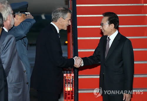 李明博訪問(wèn)挪威 欲尋求開設(shè)北極航線開發(fā)資源