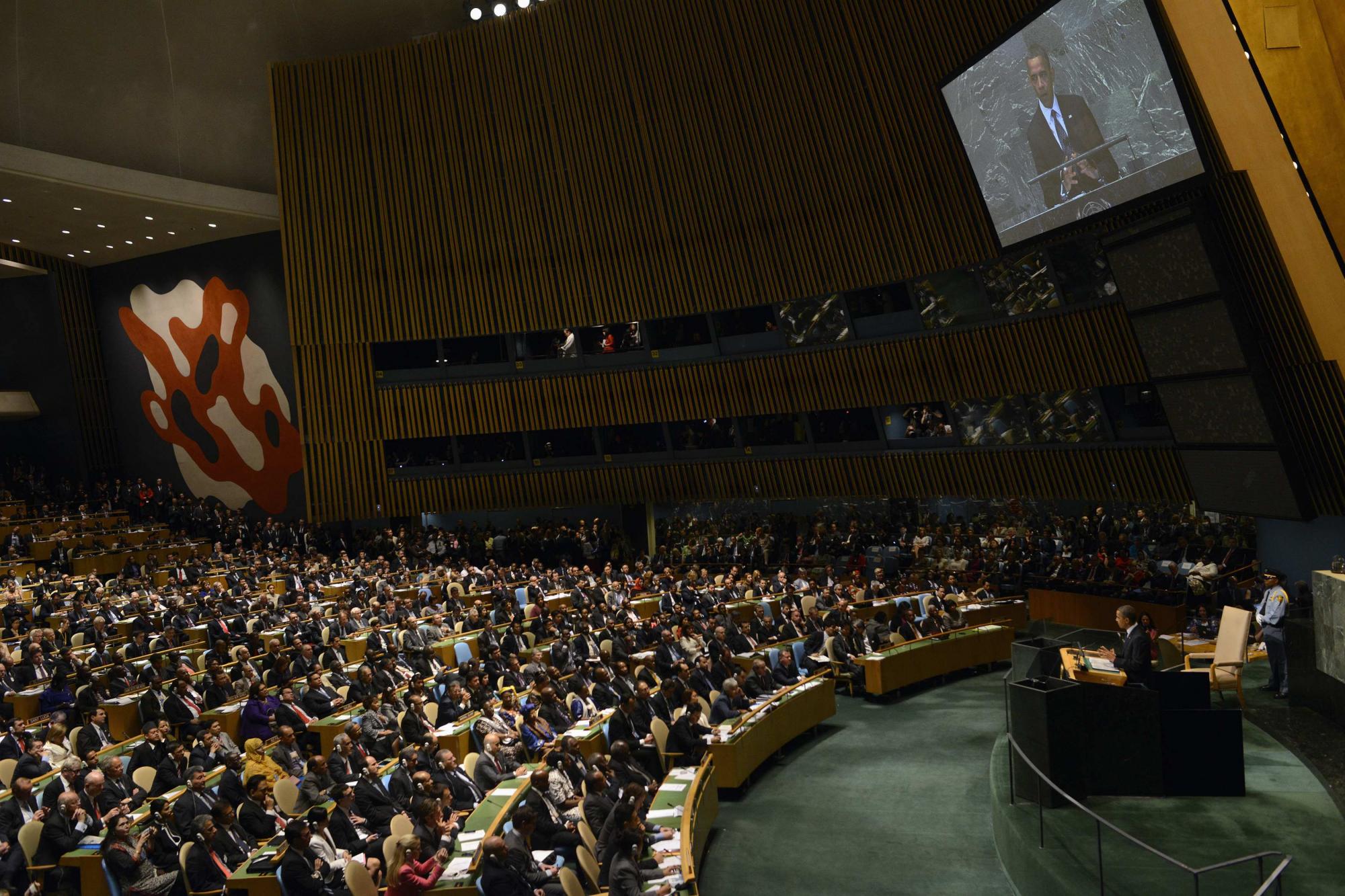 奧巴馬聯(lián)大回應(yīng)反美浪潮 呼吁阿薩德下臺(tái)誓阻伊朗發(fā)展核武