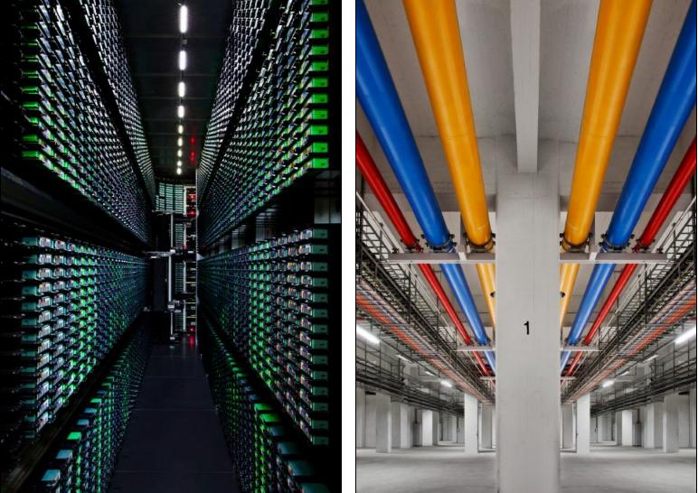 谷歌首次向公眾展示8大主要數(shù)據(jù)中心 面積巨大似迷宮