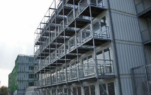 英國用集裝箱建廉價房幫助無家可歸者 集裝箱房項目在荷蘭已獲成功