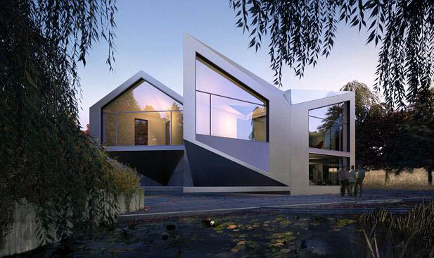 英建筑師設(shè)計(jì)變形房屋應(yīng)對(duì)不同天氣 靈感源于數(shù)學(xué)成果