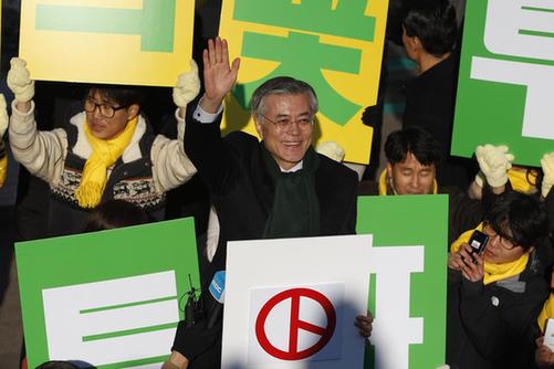 韓執(zhí)政黨指控文在寅陣營發(fā)送非法短信 當(dāng)選也無效