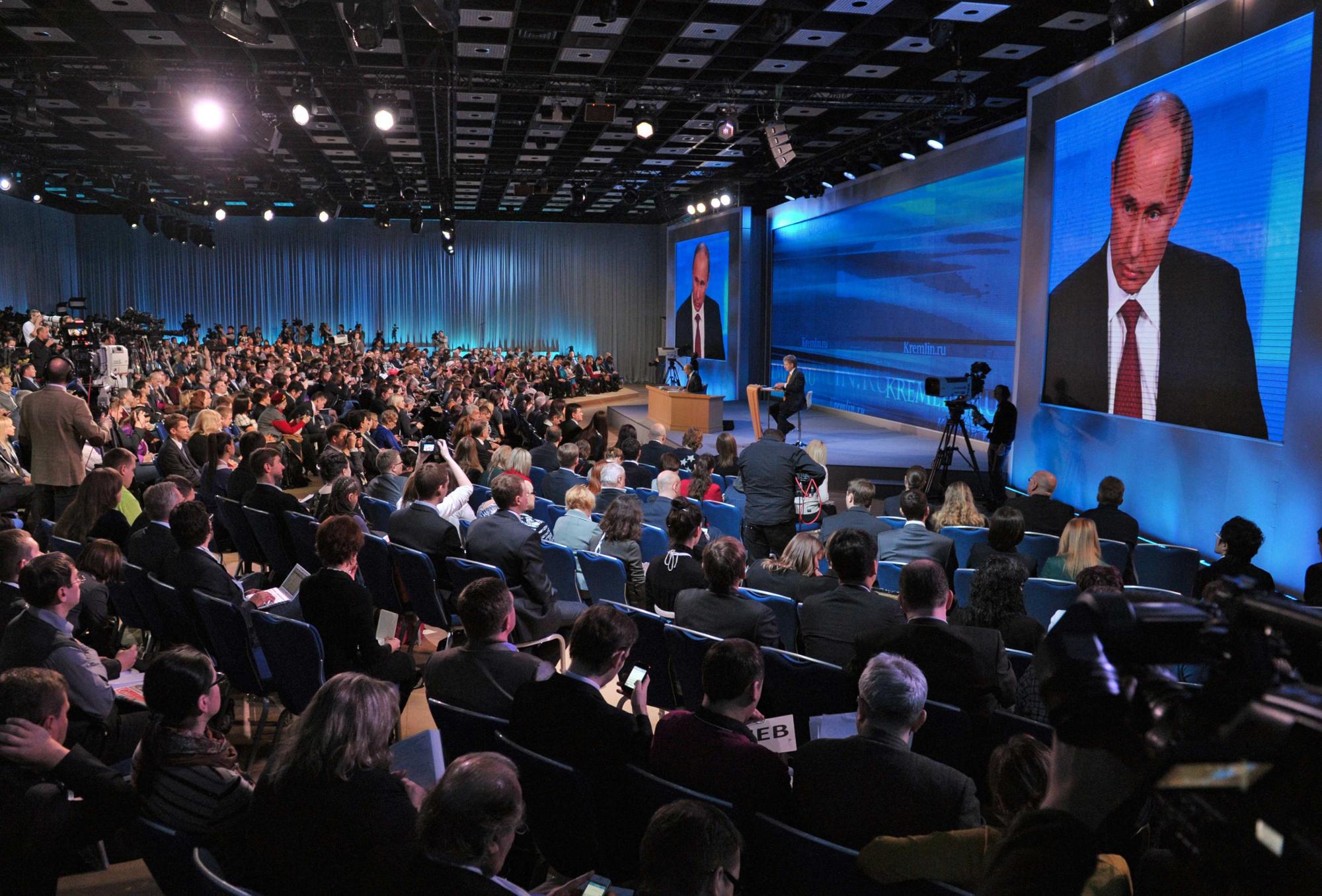 普京記者會長達4個半小時 回答問題五花八門稱“末日不可怕”