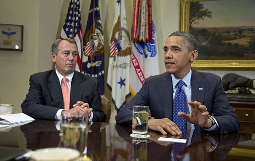 美財(cái)政懸崖迫在眉睫 奧巴馬將會(huì)見(jiàn)國(guó)會(huì)領(lǐng)袖繼續(xù)談