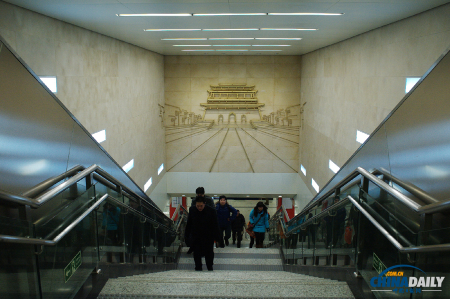 北京四條地鐵新線同時(shí)開(kāi)通 居民搶先體驗(yàn)