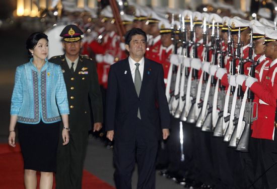 安倍想拉泰國充當(dāng)遏華“橋頭堡”