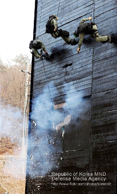 韓國海軍精銳水下爆破隊曝光 隊員個個是肌肉男