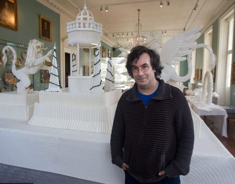 西班牙藝術(shù)家重現(xiàn)文藝復興皇家折紙藝術(shù) 栩栩如生