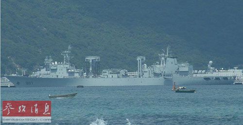 解放軍兩艘新型補給艦列裝 性能與美艦類似