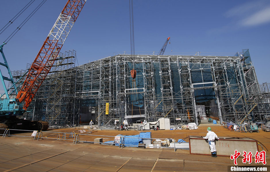 核事故兩周年前夕 福島第一核電站面向媒體開放