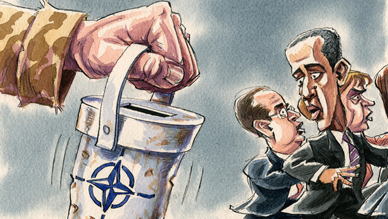 英報(bào)文章:北約正逐步走向自殺