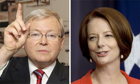 澳大利亞工黨進行黨首投票 陸克文放棄挑戰(zhàn)吉拉德