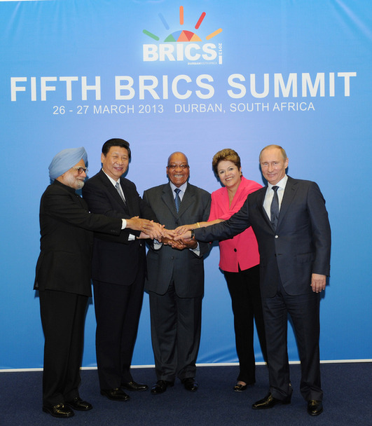 關(guān)于金磚國(guó)家領(lǐng)導(dǎo)人第五次會(huì)晤成果評(píng)價(jià)