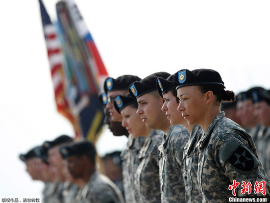 美陸軍第23化學(xué)大隊(duì)重駐韓國(guó) 進(jìn)行裝備展示