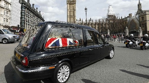 撒切爾遺體移入議會(huì)大廈教堂 英媒發(fā)布葬禮路線圖