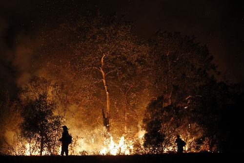 美加州火災面積驟增近兩倍 向海軍基地蔓延