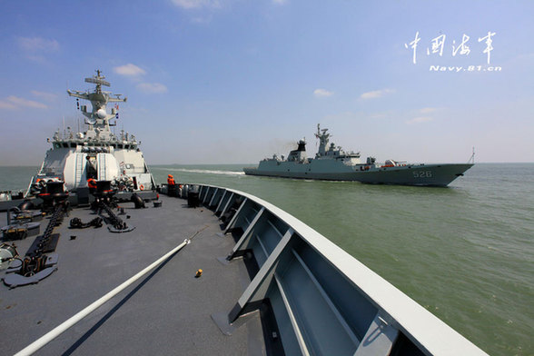 東海艦隊隱身戰(zhàn)艦群強(qiáng)磁干擾下練編組作戰(zhàn)