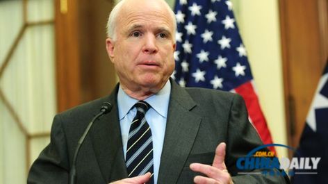 麥凱恩稱阿薩德占據(jù)上風(fēng) 呼吁奧巴馬立即干預(yù)敘危機