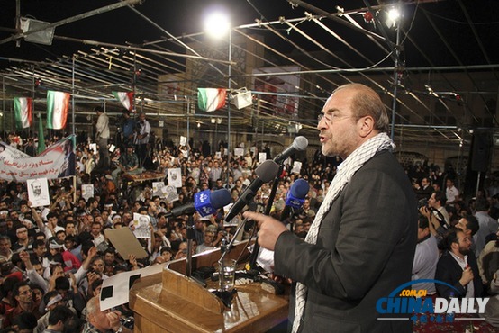 伊朗強(qiáng)硬保守派總統(tǒng)候選人舉行最后一場(chǎng)競(jìng)選集會(huì)