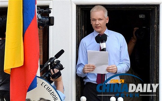 阿桑奇:美國監(jiān)控項目機密文件泄露已無法制止