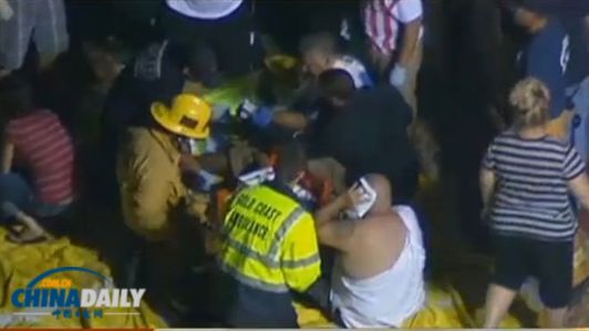 美國(guó)獨(dú)立日煙火表演煙花誤爆 至少14人受傷