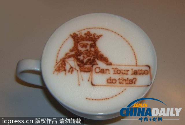 奇妙咖啡藝術(shù) 愛因斯坦向你吐舌賣萌