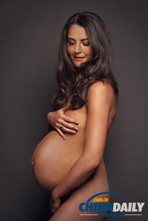 凱特拍全裸孕照？模特酷似王妃可以假亂真