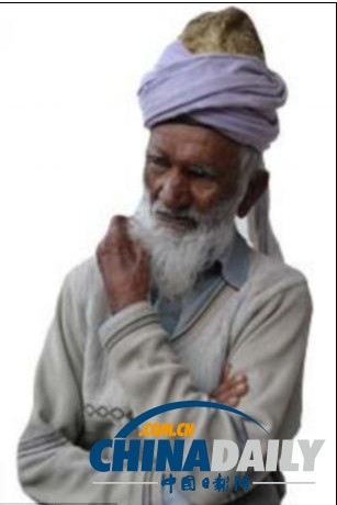 印男子自稱141歲或?yàn)槭澜缱铋L壽者 比妻大60歲