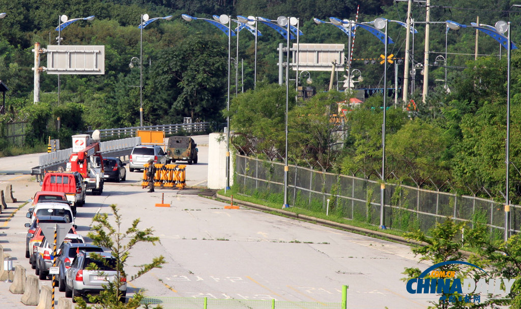 韓國派遣設備檢驗小組重返開城工業(yè)園區(qū) 為重開做準備（組圖）