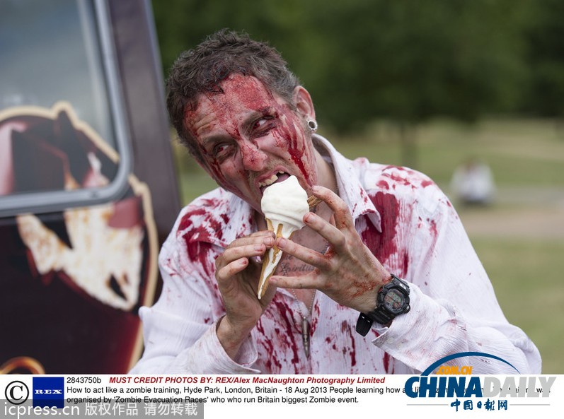 英國(guó)開設(shè)僵尸培訓(xùn)課程 教人們?nèi)绾巫鰡适ńM圖)
