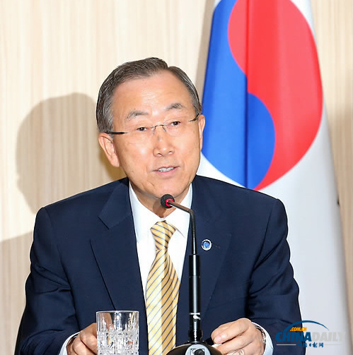 潘基文：將在適當(dāng)?shù)臅r(shí)機(jī)考慮訪朝問(wèn)題