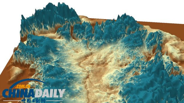 尤抱寒冰半遮面:格陵蘭島驚現(xiàn)遠(yuǎn)古大峽谷