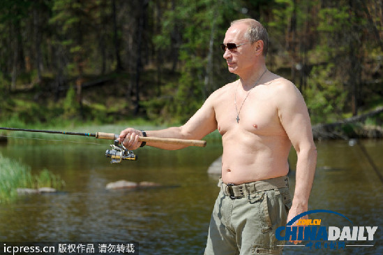 普京自述釣魚經(jīng)歷:用3分鐘將21公斤狗魚拖上岸